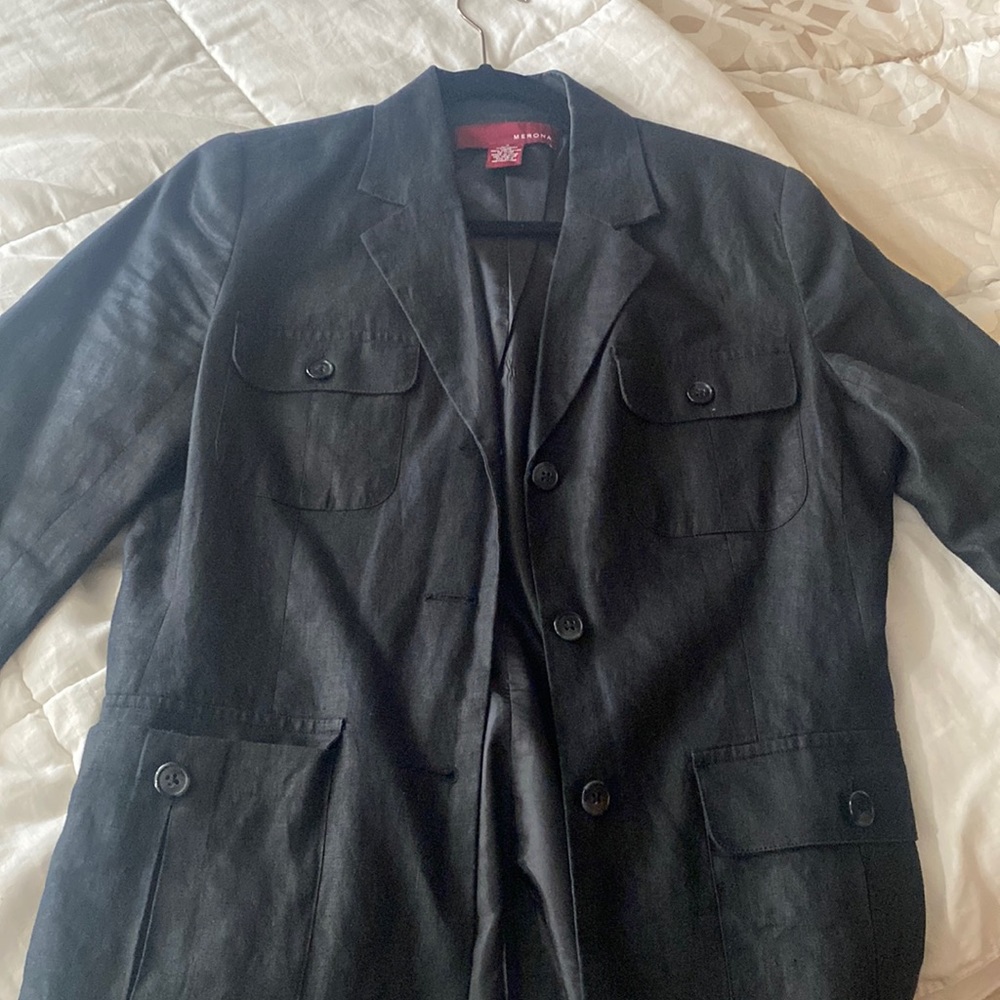 Black Merona blazer